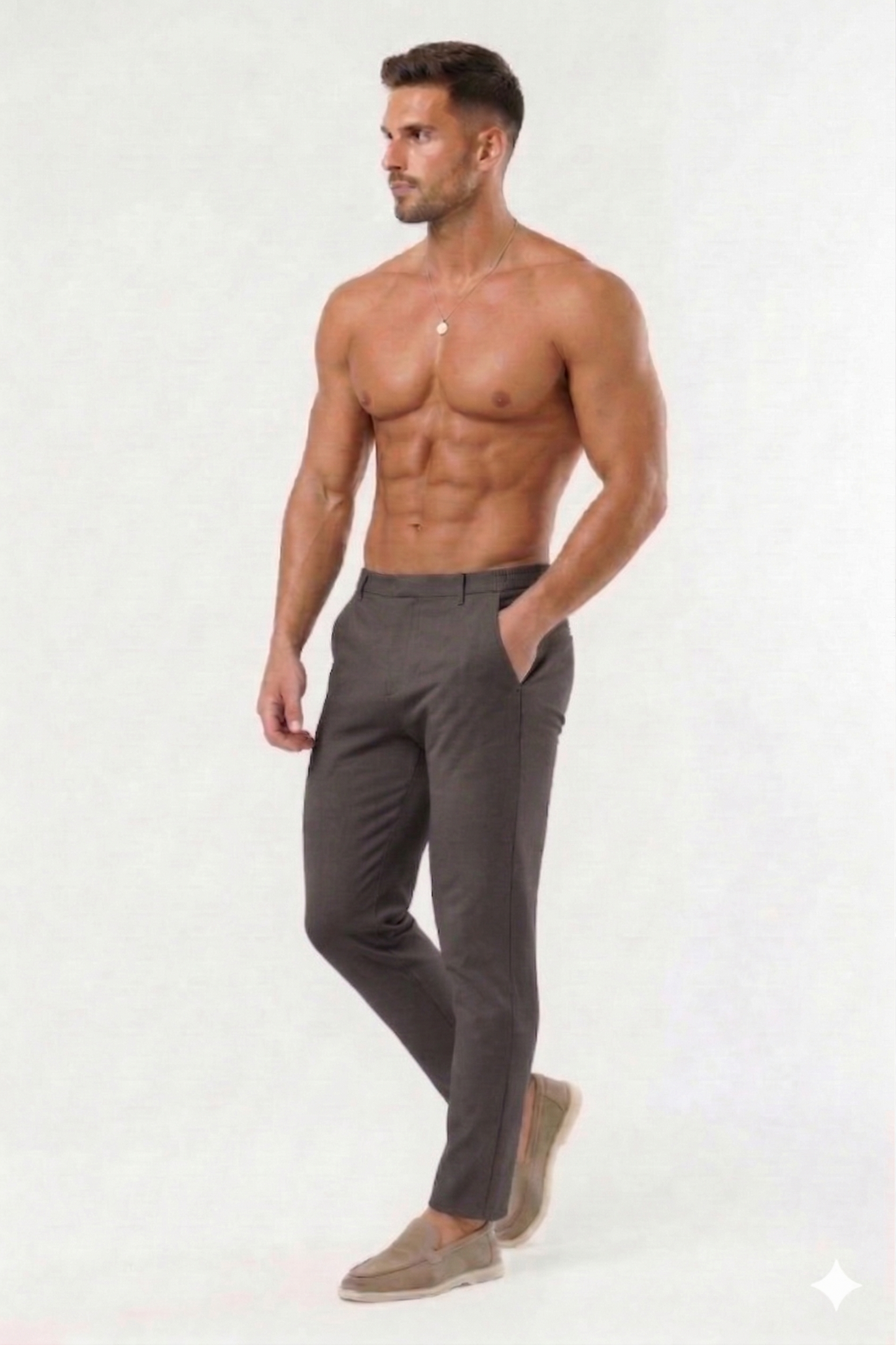 ACTIVEFIT - PANTALON EXTENSIBLE GRIS