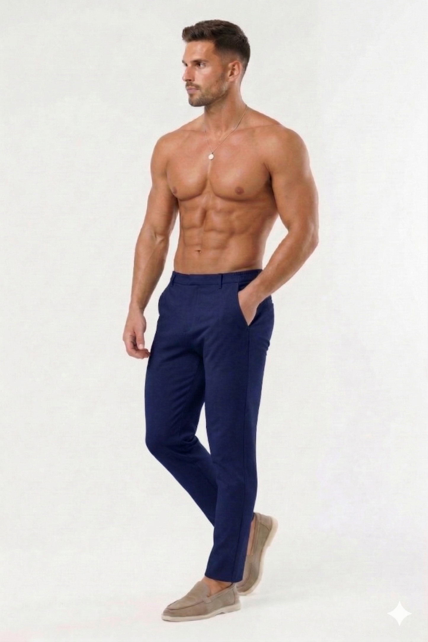 ACTIVEFIT - PANTALON EXTENSIBLE MARINE