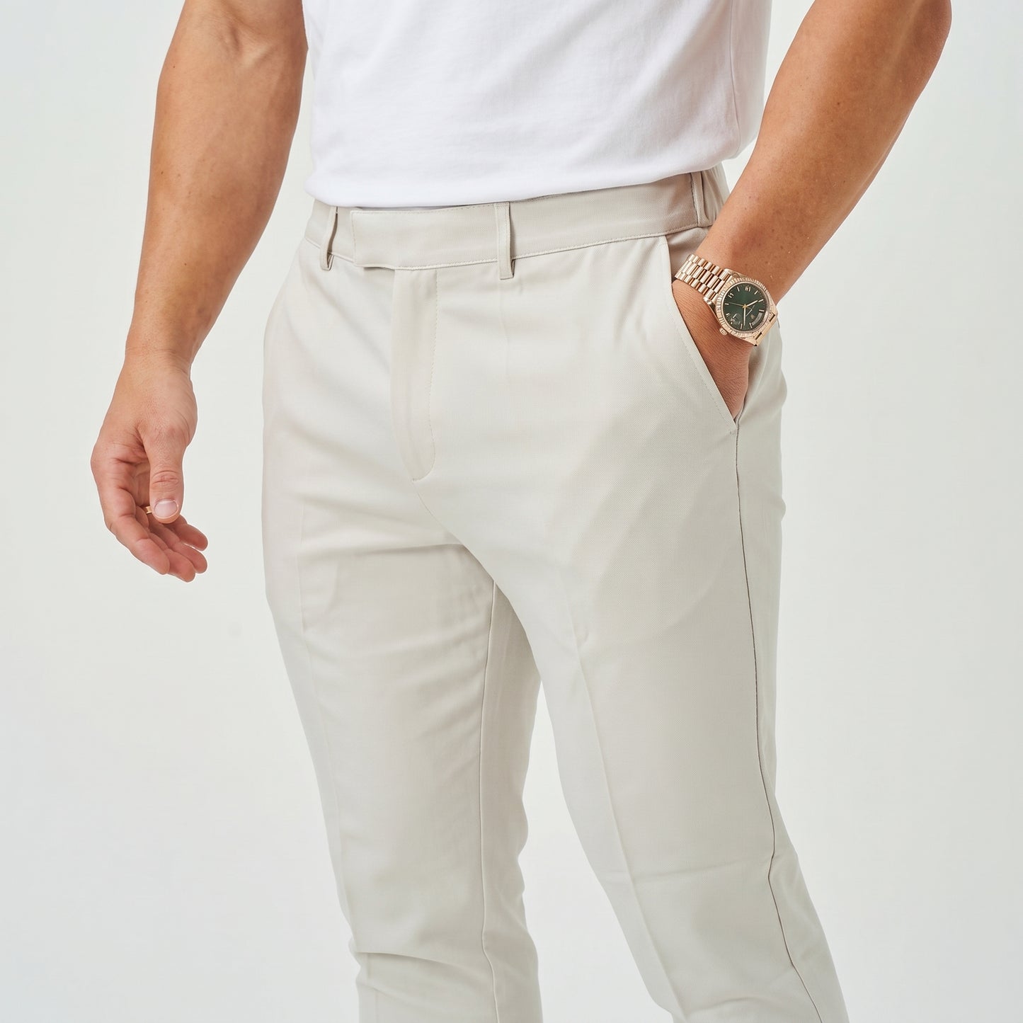 ACTIVEFIT - PANTALON EXTENSIBLE BEIGE