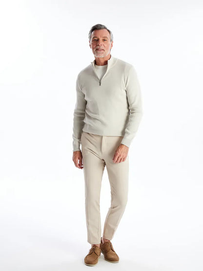 SANTIAGO - PULL ZIPPE GRIS
