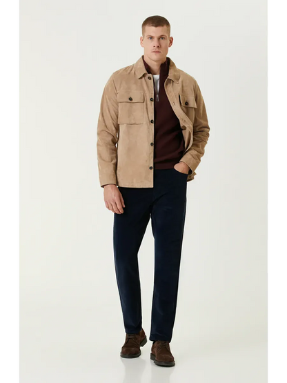 SANTIAGO - PULL ZIPPE ROUGE BORDEAUX