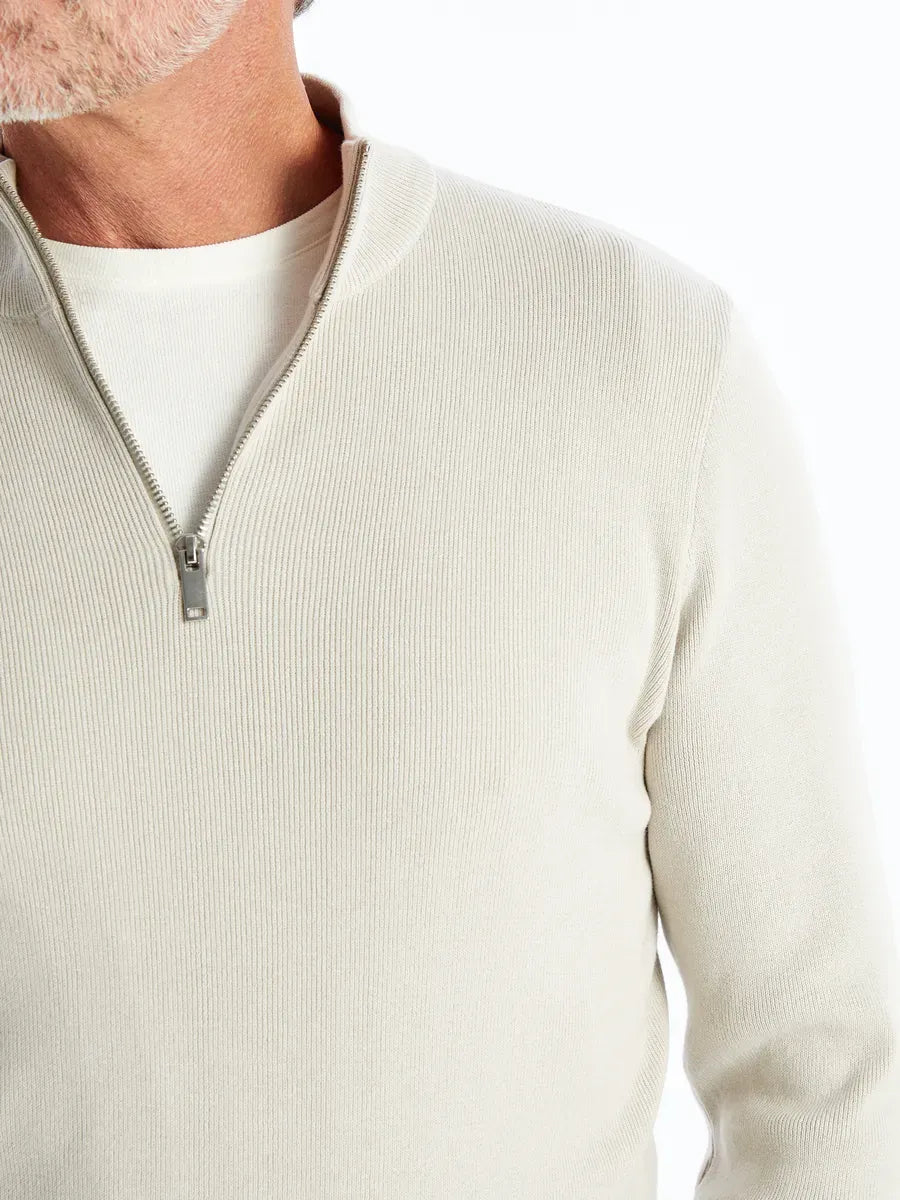SANTIAGO - PULL ZIPPE GRIS
