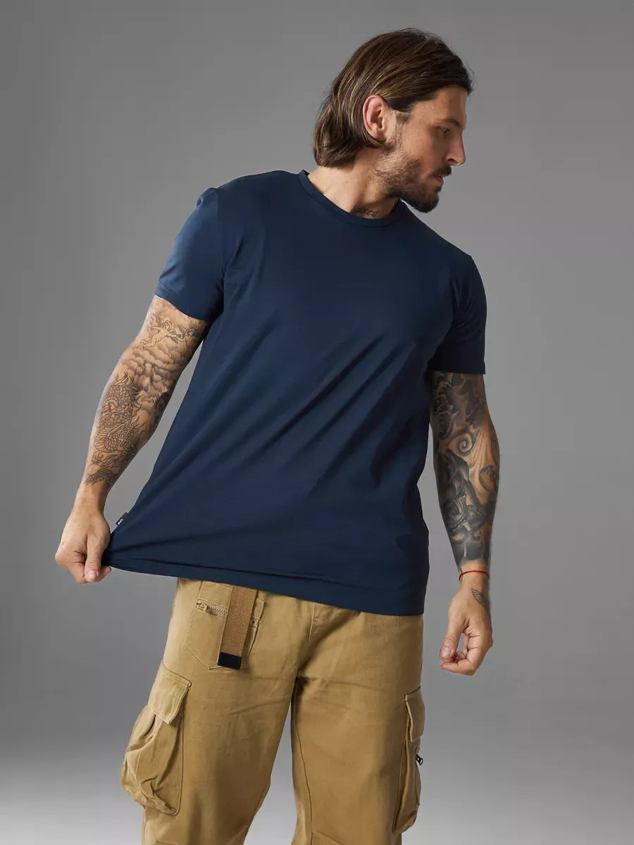 ACTIVEFIT - T-SHIRT MARINE