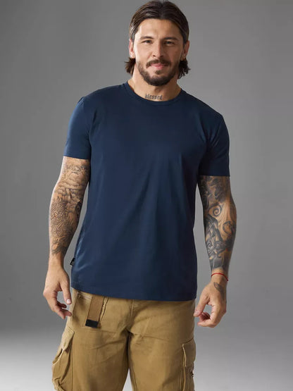 ACTIVEFIT - T-SHIRT MARINE