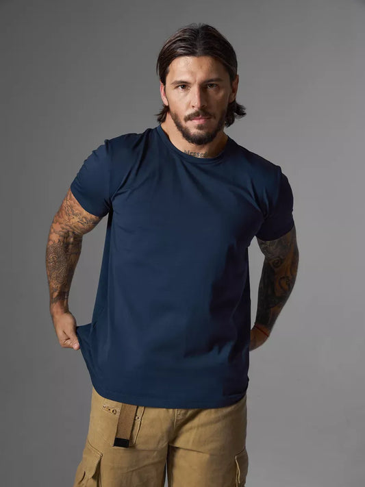 ACTIVEFIT - T-SHIRT MARINE