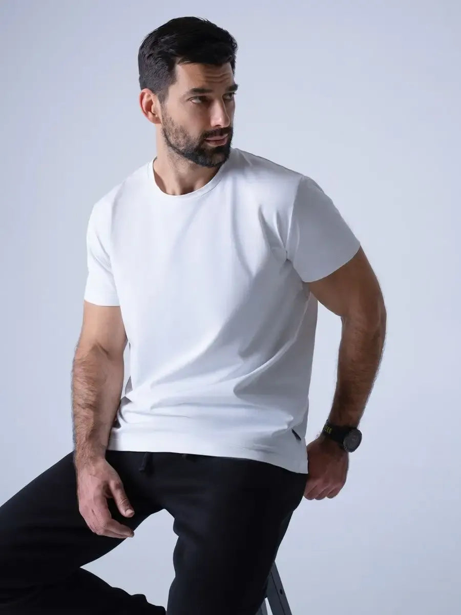 ACTIVEFIT - T-SHIRT BLANC