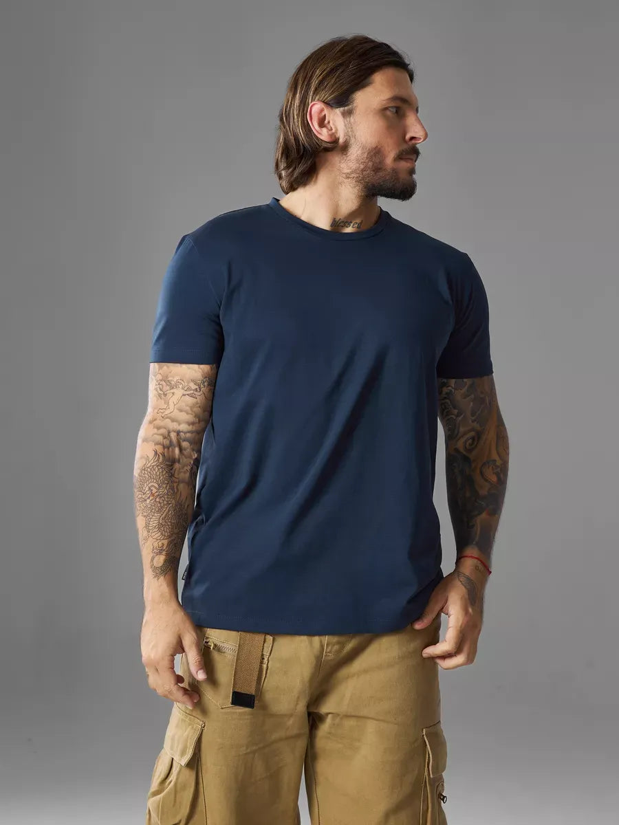 ACTIVEFIT - T-SHIRT MARINE